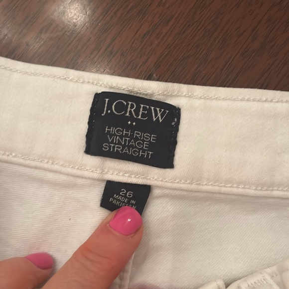 White J Crew stretchy jeans - Picture 5 of 5